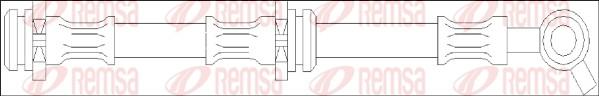 Remsa G1933.00 - Тормозной шланг autospares.lv