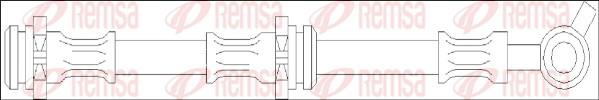 Remsa G1933.01 - Тормозной шланг autospares.lv