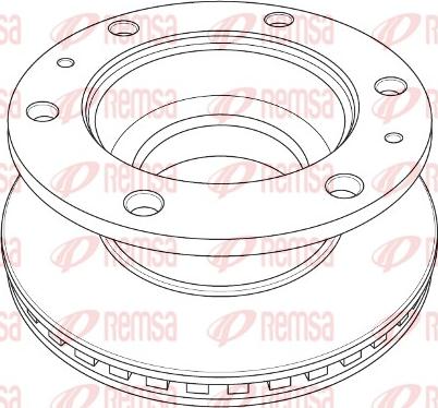 Remsa NCA1197.20 - Тормозной диск autospares.lv