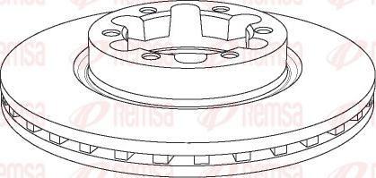 Remsa NCA1145.20 - Тормозной диск autospares.lv