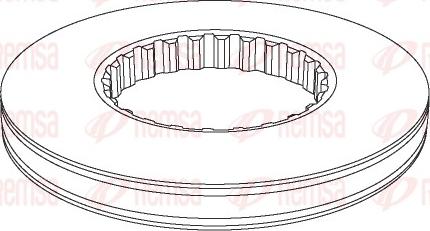 Remsa NCA1146.10 - Тормозной диск autospares.lv