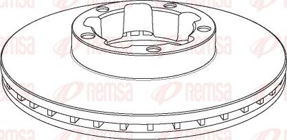 Remsa NCA1148.20 - Тормозной диск autospares.lv