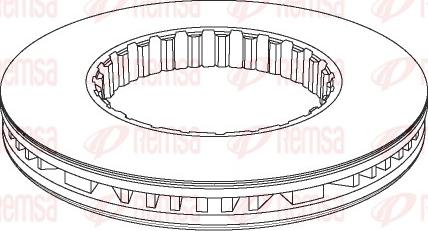 PE Automotive TL60111 - Тормозной диск autospares.lv