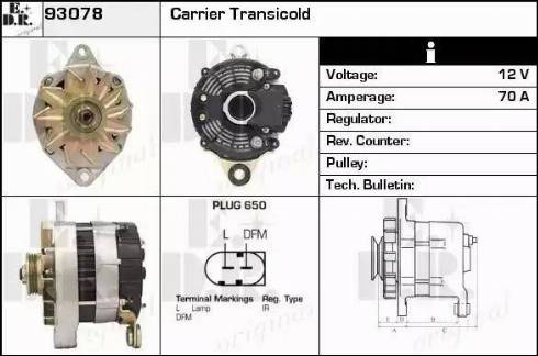 Remy 93078 - Генератор autospares.lv