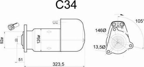 Remy 19024008 - Стартер autospares.lv