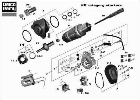 Remy 19024121 - Стартер autospares.lv