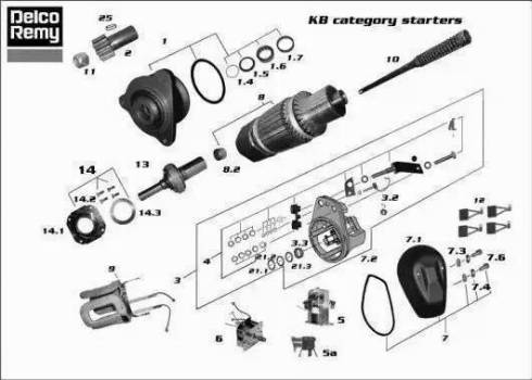 Remy 19024010 - Стартер autospares.lv