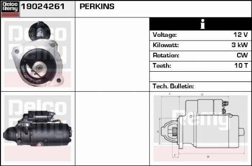 Remy 19024261 - Стартер autospares.lv