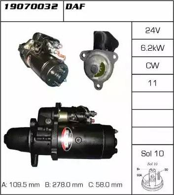 Remy 19070032 - Стартер autospares.lv