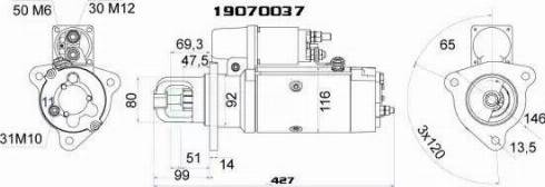 Remy 19070037 - Стартер autospares.lv