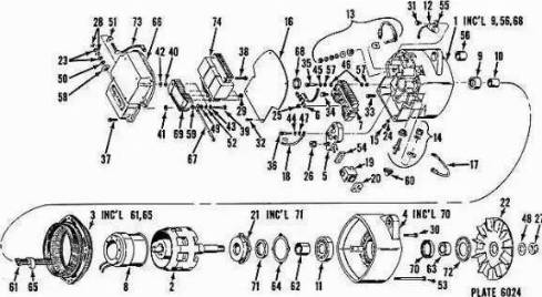 Remy 10459008 - Генератор autospares.lv