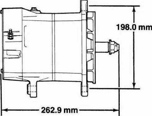 Remy 10459008 - Генератор autospares.lv