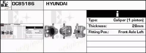 Remy DC85186 - Тормозной суппорт autospares.lv