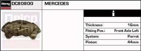 Remy DC80800 - Тормозной суппорт autospares.lv