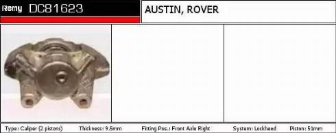Remy DC81623 - Тормозной суппорт autospares.lv