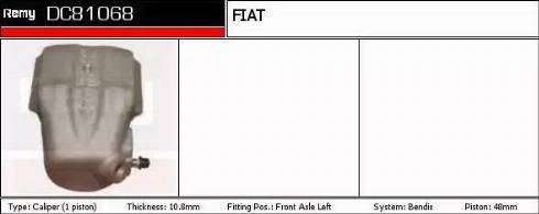 Remy DC81068 - Тормозной суппорт autospares.lv