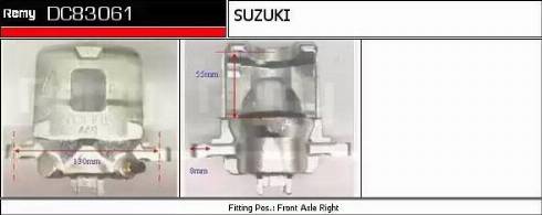 Remy DC83061 - Тормозной суппорт autospares.lv