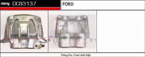 Remy DC83137 - Тормозной суппорт autospares.lv