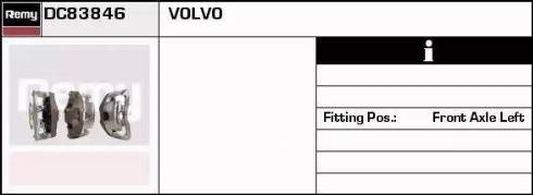 Remy DC83846 - Тормозной суппорт autospares.lv