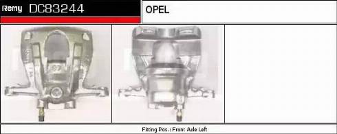 Remy DC83244 - Тормозной суппорт autospares.lv