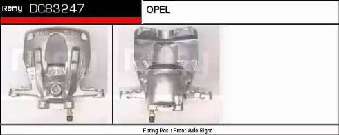 Remy DC83247 - Тормозной суппорт autospares.lv