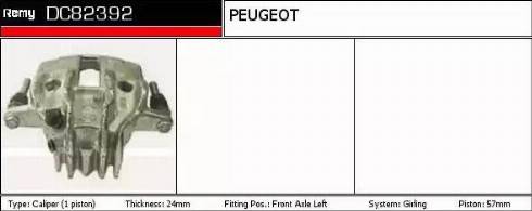 Remy DC82392 - Тормозной суппорт autospares.lv