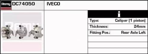 Remy DC74050 - Тормозной суппорт autospares.lv