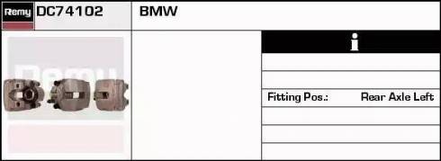 Remy DC74102 - Тормозной суппорт autospares.lv