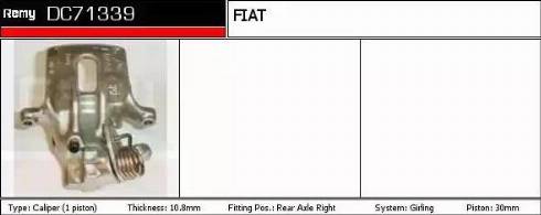 Remy DC71339 - Тормозной суппорт autospares.lv
