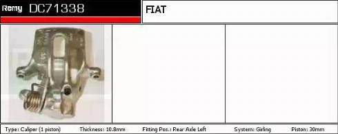 Remy DC71338 - Тормозной суппорт autospares.lv
