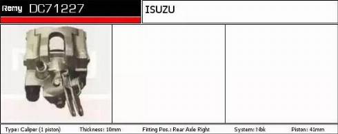 Remy DC71227 - Тормозной суппорт autospares.lv