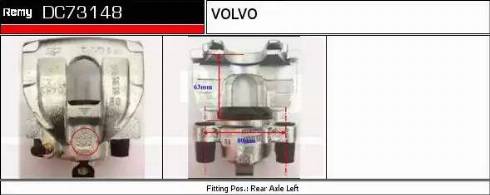 Remy DC73148 - Тормозной суппорт autospares.lv