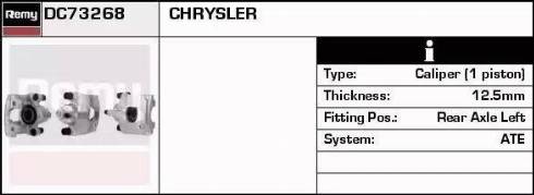 Remy DC73268 - Тормозной суппорт autospares.lv