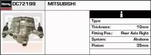 Remy DC72199 - Тормозной суппорт autospares.lv