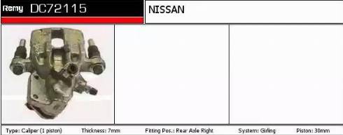 Remy DC72115 - Тормозной суппорт autospares.lv
