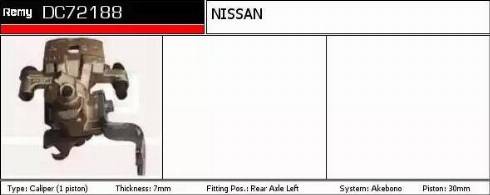 Remy DC72188 - Тормозной суппорт autospares.lv