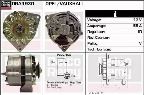 Remy DRA4930 - Генератор autospares.lv