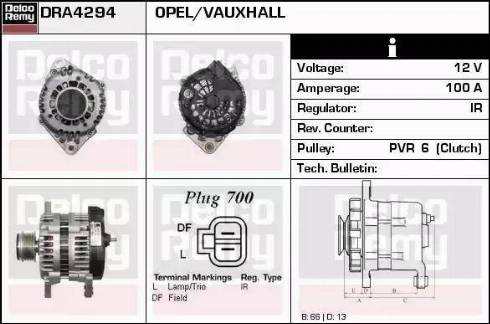 Remy DRA4294 - Генератор autospares.lv