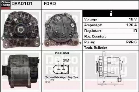 Remy DRA0101 - Генератор autospares.lv