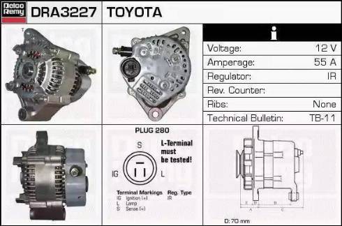 Remy DRA3499 - Генератор autospares.lv