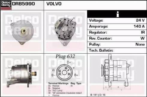 Remy DRB5990 - Генератор autospares.lv