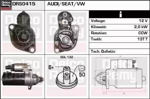 Remy DRS0415 - Стартер autospares.lv