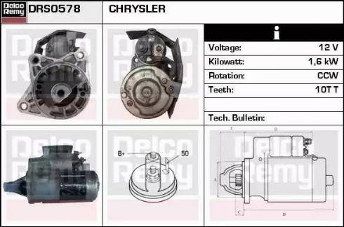 Remy DRS0578 - Стартер autospares.lv