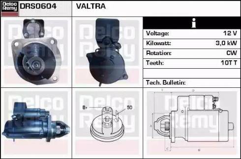 Remy DRS0604 - Стартер autospares.lv