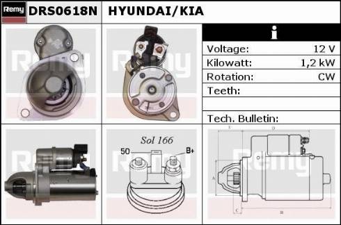 Remy DRS0618N - Стартер autospares.lv