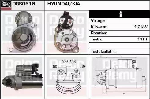 Remy DRS0618 - Стартер autospares.lv