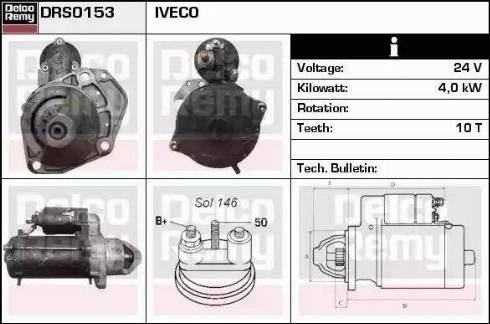 Remy DRS0153 - Стартер autospares.lv