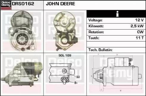 Remy DRS0162 - Стартер autospares.lv