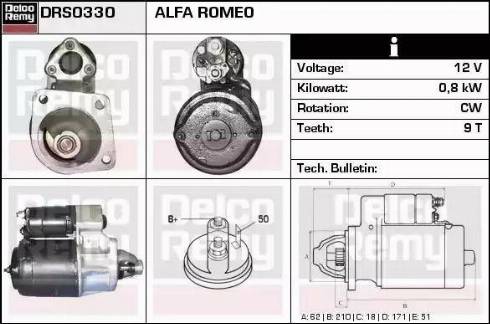 Remy DRS0330 - Стартер autospares.lv