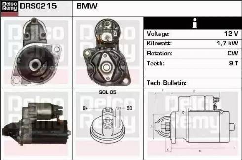 Remy DRS0215 - Стартер autospares.lv